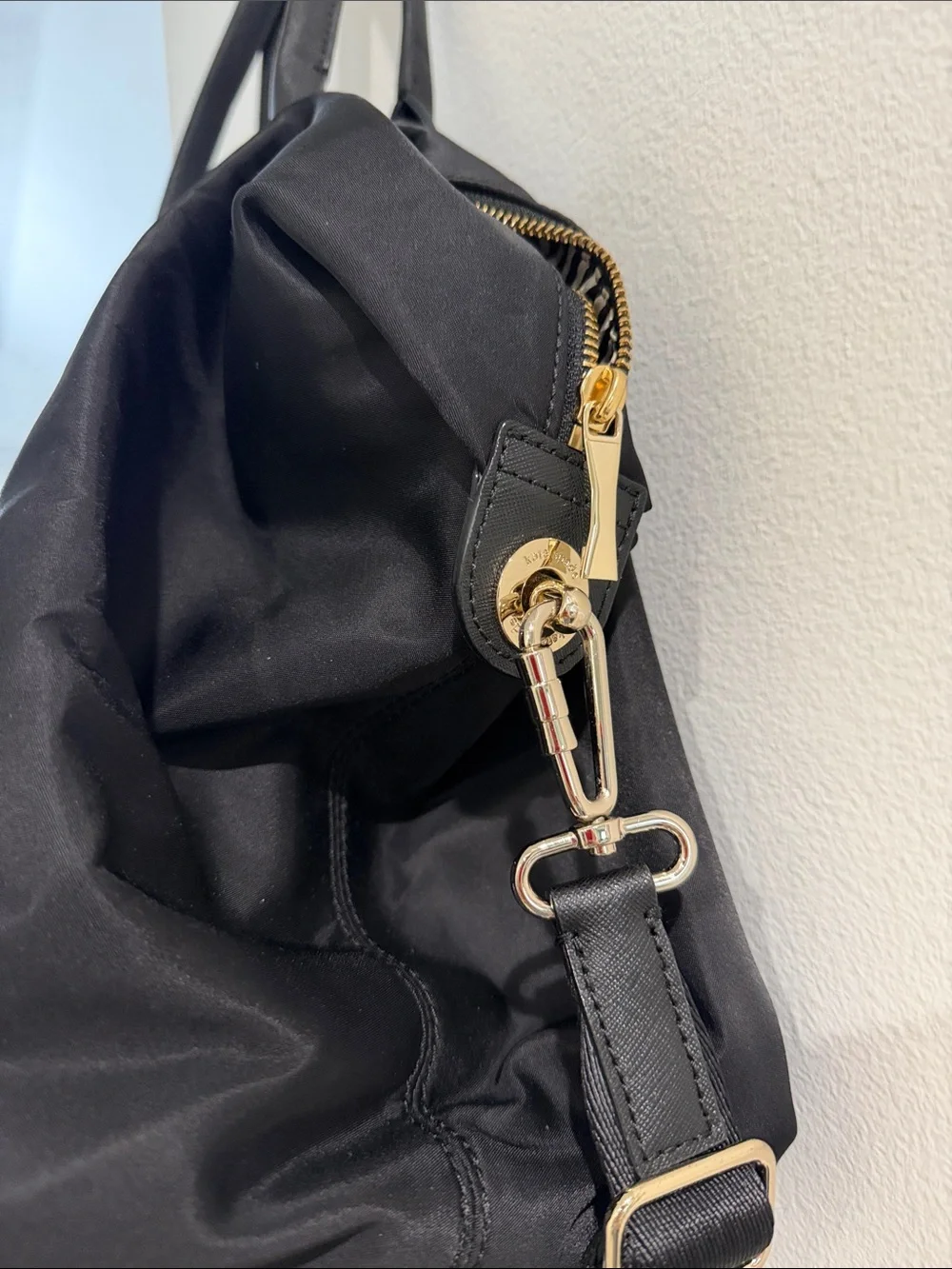 kate spade Black Nylon Tote with Top Handles